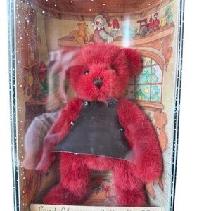 Vtg NIB Gund Christmas Collection 1992 Beat “Yuleberry” highly Collectible